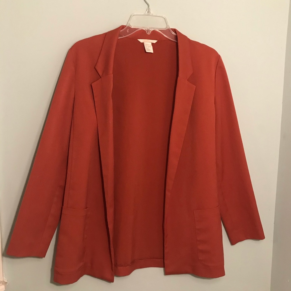 ||H&M BURNT ORANGE BLAZER||
